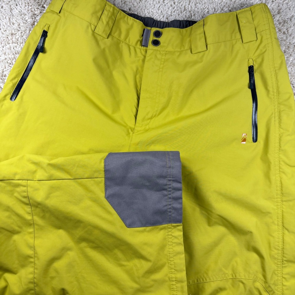 Alpine‎ Design Mens Snow Pants XXL Yellow Insulated Waterproof Ski/Snowboard